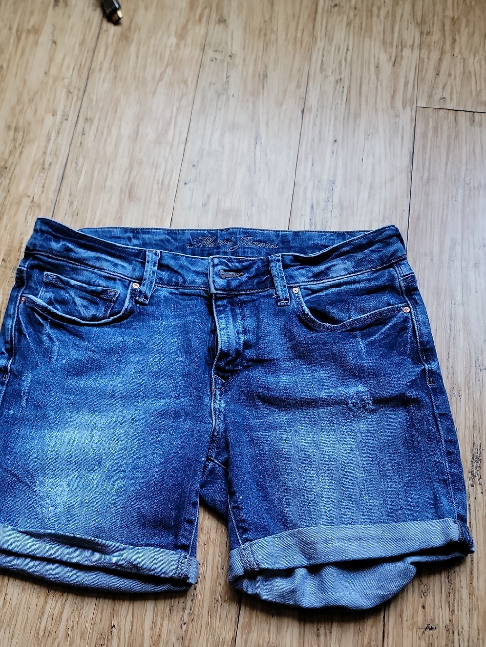 Mavi Jean Classic Dark Blue Denim Women's Shorts